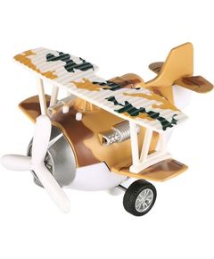 სათამაშო თვითმფრინავი Same Toy Metal Pull Back Plane brown SY8016AUt-3  - Primestore.ge