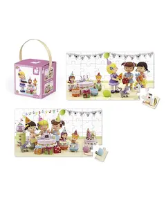 ასაწყობი ფაზლი Janod Set of 2 puzzles The Juliet Festival J02768  - Primestore.ge