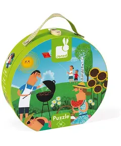 ასაწყობი ფაზლი Janod  Jazz puzzle of 4 of the season J02728  - Primestore.ge