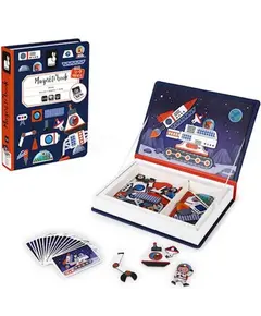 ლოგიკური თამაში Janod Cosmos Magnetic book  - Primestore.ge