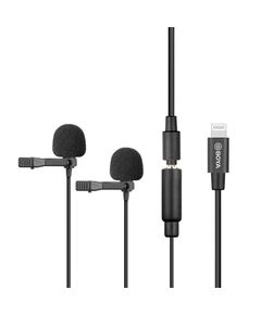 ყურსასმენი BOYA BY-M2D Digital Dual Lavalier Microphones for iOS devices  - Primestore.ge