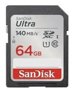 მეხსიერების ბარათი SanDisk 64GB Ultra SD/HC UHS-I Card 140MB/S Class 10 SDSDUNB-064G-GN6IN  - Primestore.ge