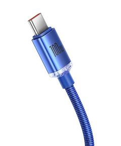 კაბელი Baseus Crystal Shine Series Fast Charging Data Cable USB to Type-C 100W 1.2m CAJY000403  - Primestore.ge