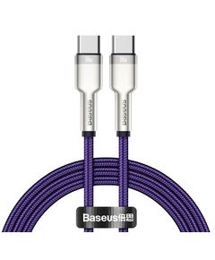 კაბელი Baseus Cafule Series Metal Data Cable Type-C to Type-C 100W 1m CATJK-C05  - Primestore.ge