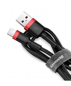 კაბელი Baseus Kevlar USB Cable Lightning 2.4A 1m CALKLF-B19  - Primestore.ge