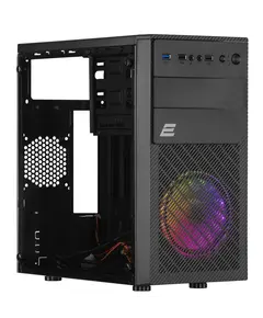 პროცესორის ქეისი 2E Computer case BASIS (RD850) MiniT, Micro ATX,Mini ITX,2xUSB2.0,1xUSB3.0,1x120mm ARGB,acrylic,(side panel), without PSU, black - Primestore.ge