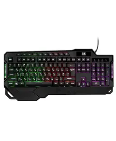 კლავიატურა 2E GAMING Keyboard KG340 LED USB Black Ukr  - Primestore.ge