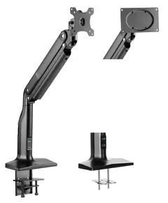 მონიტორის საკიდი 2E Single Monitor Select Spring Assisted Aluminum Monitor Arm with USB  - Primestore.ge