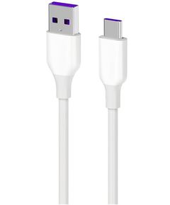 კაბელი 2E Cable USB-A - USB-C Glow 1m White  - Primestore.ge