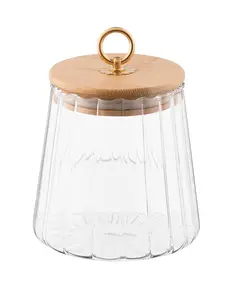ქილა Ardesto Jar Fresh Vintage 650 ml, glass, bamboo - Primestore.ge