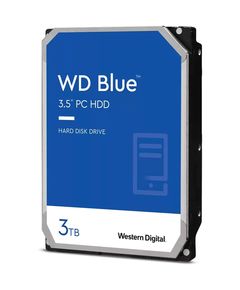 მყარი დისკი WD 3TB 3.5" 5400 256MB SATA Blue  - Primestore.ge