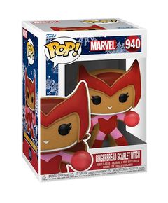 სათამაშო საკოლექციო ფიგურა Funko POP! Bobble Marvel Holiday Gingerbread Scarlet Witch 57129  - Primestore.ge