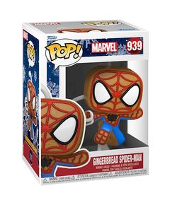 სათამაშო საკოლექციო ფიგურა Funko POP! Bobble Marvel Holiday Gingerbread Spider-Man 50664  - Primestore.ge