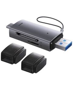 კონექტორი Baseus Lite Series USB-A and Type-C To SD/TF Card Reader WKQX060113  - Primestore.ge