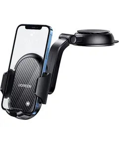 მობილურის დამჭერი UGREEN LP405 (20473) Waterfall-Shaped Suction Cup Phone Mount, Black  - Primestore.ge