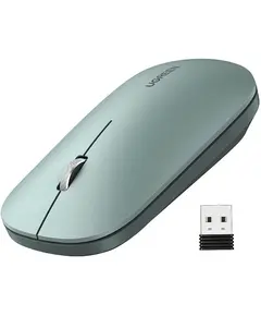 მაუსი UGREEN MU001 (90374) Wireless 2.4G Slim Silent Mouse, 4000DP, Green  - Primestore.ge