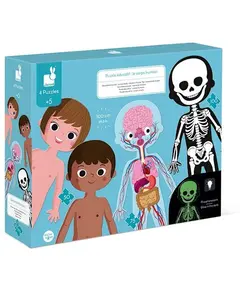 Game puzzle Janod Educational Puzzle Human Body