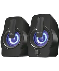 დინამიკი TRUST Gemi RGB 2.0 Speaker Set - black  - Primestore.ge