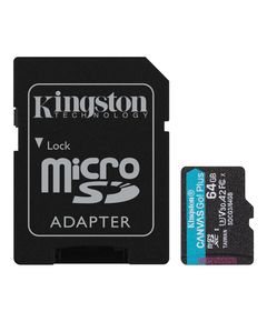 ფლეშ მეხსიერების ბარათი Kingston 64GB SDXC Canvas Go! Plus (SDCG3/64)  - Primestore.ge