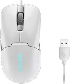 მაუსი Lenovo Legion M300s RGB Gaming Mouse (Glacier White)  - Primestore.ge