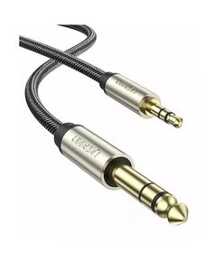 აუდიო კაბელი UGREEN AV127 (10629) 3.5mm to 6.35mm TRS Stereo Audio Cable 3m, Gray  - Primestore.ge