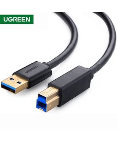 პრინტერის კაბელი UGREEN US210 (10372) USB-B 3.0 Type B to Type A Print Cable 2m (Black)  - Primestore.ge