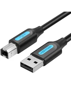 Printer cable AM-BM/ VENTION COQBJ USB 2.0 A Male to B Male Printer Cable 5M Black PVC Type