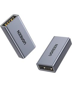 USB ადაპტერი UGREEN US381 (20119) USB 3.0 Type A Female to Female Adapter, Gray  - Primestore.ge