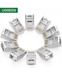 Network cable connector UGREEN NW111 (20333) Cat6 Connector Shielded Crystal Head 10Pack