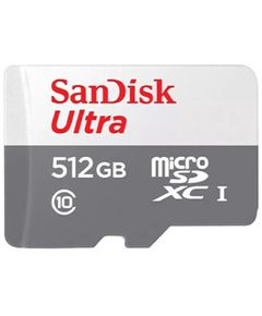 Memory card SanDisk 512GB Ultra MicroSD/HC UHS-I Card 100MB/S Class 10 SDSQUNR-512G-GN3MN