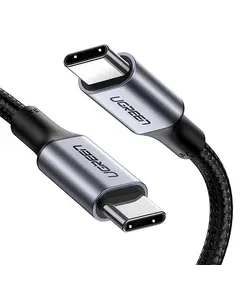 USB კაბელი UGREEN US316 (70428), Type-c to Type-c, USB-C To USB-C, 1.5m, Black  - Primestore.ge