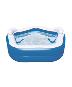 გასაბერი აუზი Bestway Pentagon Vinyl Family Fun Pool 2.13mx2.06mx69cm 54153  - Primestore.ge
