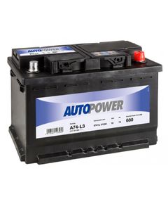 Battery AUTOPOWER A74L3H6R 74 A*s R+