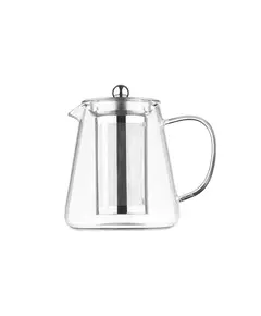 ჩაის დასაყენებელი ARDESTO Tea pot Gemini, 950 ml, borosilicate glass, s/s  - Primestore.ge