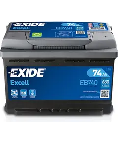 აკუმულატორი Exide EXCELL EB740 74 ა*ს R+  - Primestore.ge