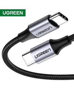 USB cable UGREEN 50152 USB 2.0 CM/M Round Cable Nickel Plating Aluminum Shell 2m (Gray Black)