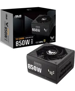 კვების ბლოკი ASUS TUF GAMING (850W), >90%, 80+ Gold, 135mm, 1xMB 24pin(20+4), 2xCPU 8pin(4+4), 4xMolex, 5xSATA, 3xPCIe 8pin(6+2), TUF-GAMING-850G - Primestore.ge