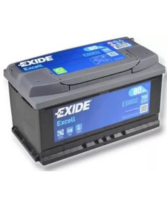 Battery Exide EXCELL EB802 80 A*s R+