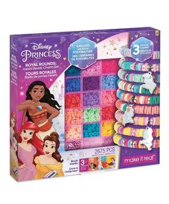 აქსესუარების გასაკეთებელი ნაკრები Make It Real Disney Princess Moana Royal Rounds Heishi Beads  - Primestore.ge