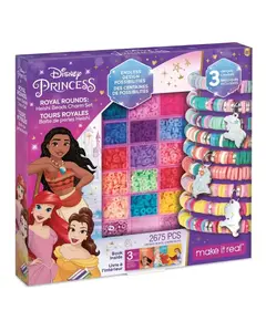 აქსესუარების გასაკეთებელი ნაკრები Make It Real Disney Princess Moana Royal Rounds Heishi Beads  - Primestore.ge