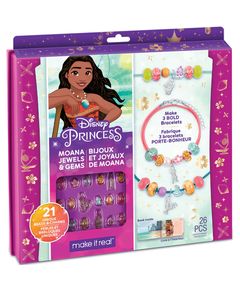 მძივების ნაკრები Make It Real Disney Princess Jewels and Gems Moana  - Primestore.ge