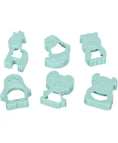 გამოსაცხობი ფორმა ARDESTO Animals Biscuit Moulds 6 pcs, tiffany blue  - Primestore.ge