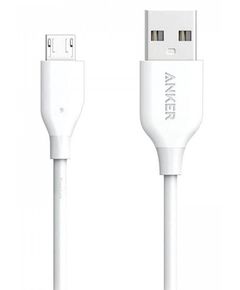 კაბელი ANKER - MICRO USB (3FT) WHITE A8132021  - Primestore.ge
