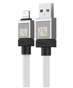 კაბელი Baseus CoolPlay Series Fast Charging Cable USB to iP 2.4A 1m CAKW000402  - Primestore.ge