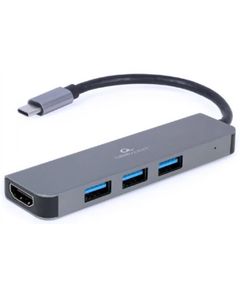 ადაპტერი Gembird A-CM-COMBO2-01 USB Type-C 2-in-1 multi-port adapter (Hub + HDMI)  - Primestore.ge