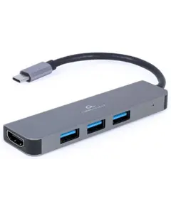 ადაპტერი Gembird A-CM-COMBO2-01 USB Type-C 2-in-1 multi-port adapter (Hub + HDMI) - Primestore.ge