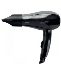 Hair dryer (black), 850W, Number of speed modes: 2, Number of temperature modes: 1, Ionic function, Concentrator