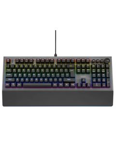 კლავიატურა NOXO CONQUEROR Mechanical Rainbow Backlit Gaming Keyboard BLUE Switch EN/RU Black  - Primestore.ge