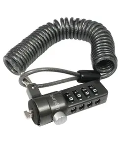 ლეპტოპის ჩამკეტი Logilink NBS004 Notebook security lock with combination Black  - Primestore.ge