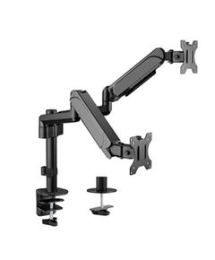 მონიტორის საკიდი Gembird MA-DA2P-01 Adjustable desk 2-display mounting arm 17"-32"  - Primestore.ge